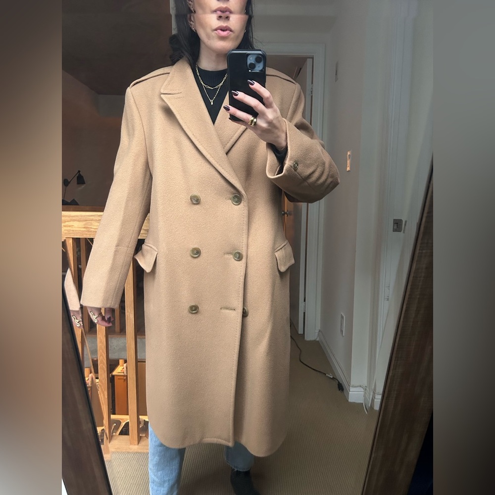 100% Wool, Made in UK Oversized coat